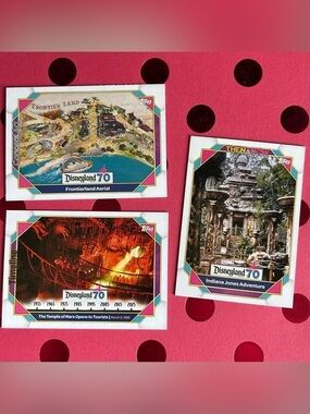 Topps Disneyland 70th Anniversary 3-Card Bundle